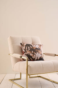 Bronze Tangerine Tiger Palm Cushion (Inner included)